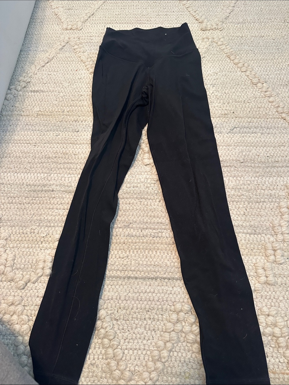 Black High-Waist Cinch Leggings